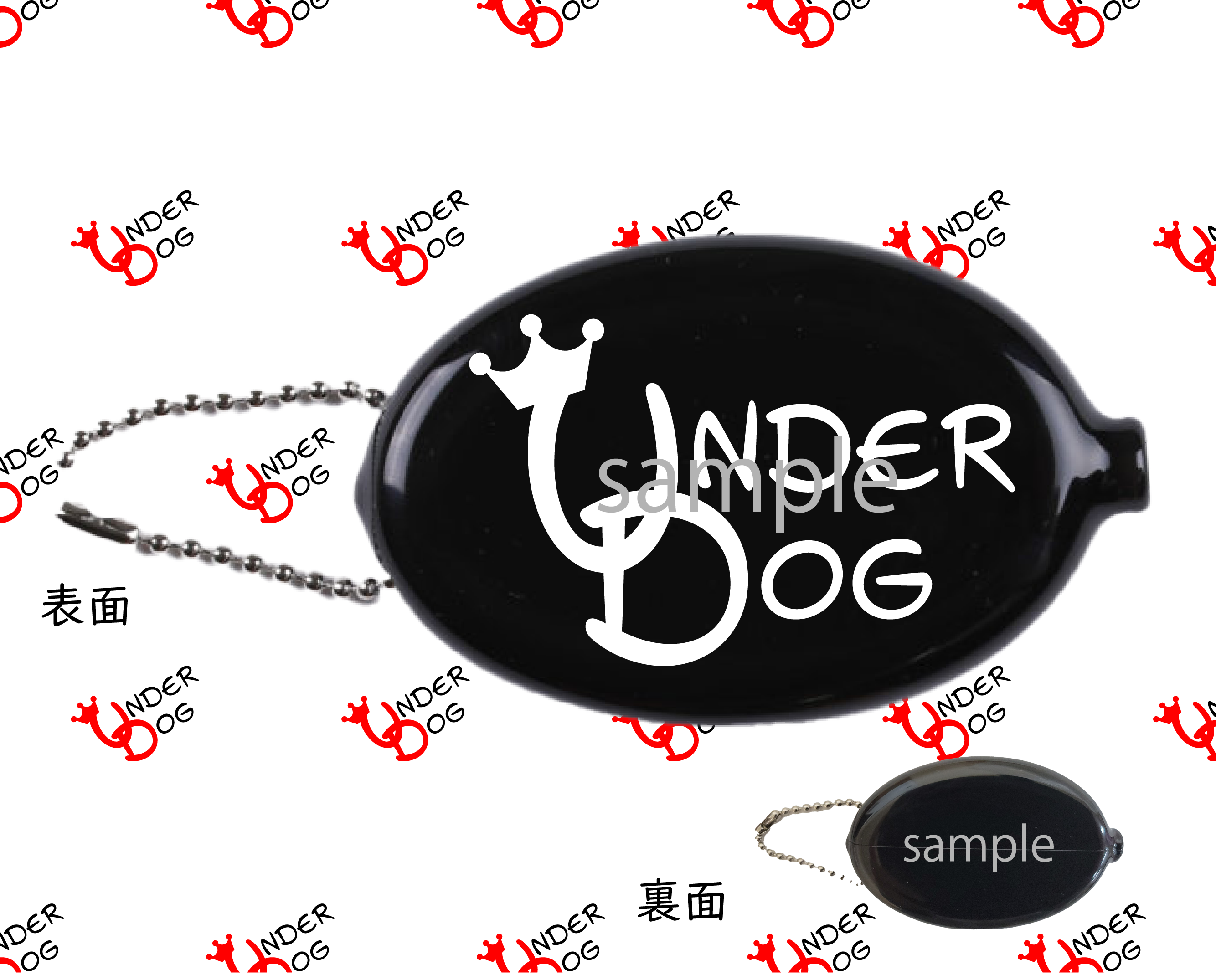 【OFFICIAL GOODS】ラバーコインケース（ブラック）