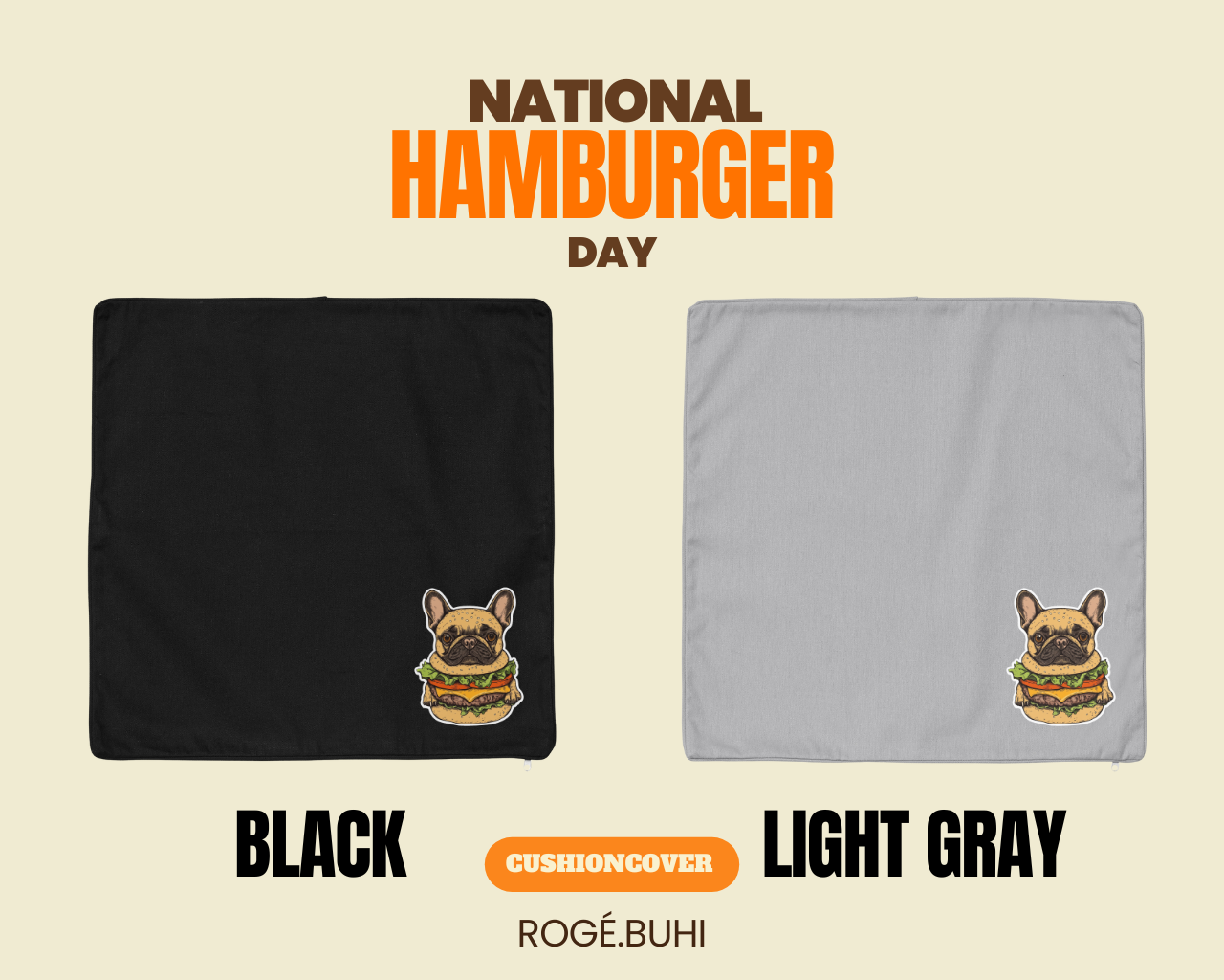 CUSHIONCOVER(Hamburger)