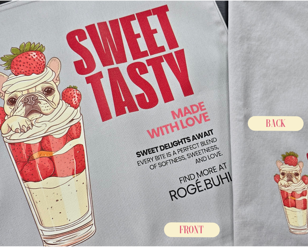 CUSHIONCOVER(Strawberry Parfait)