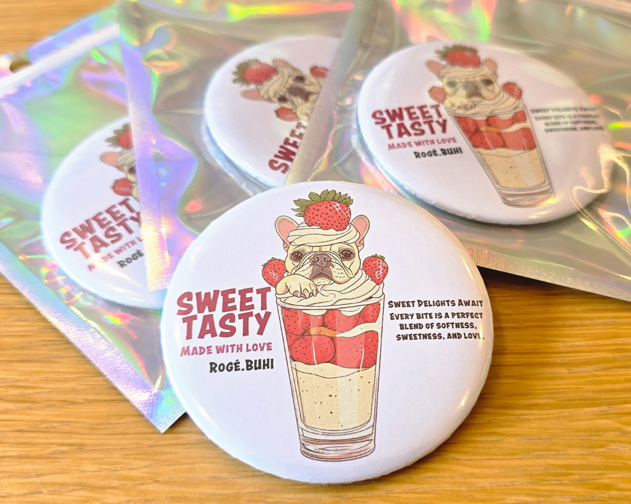 BADGE(Strawberry Parfait)
